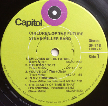 Steve Miller Band : Children Of The Future (LP, Album, RE, Win)