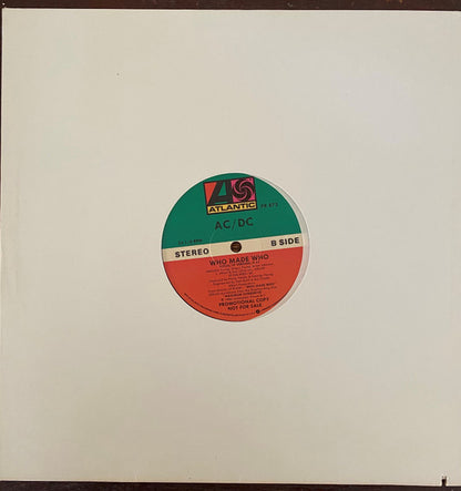 AC/DC : Who Made Who (12", Single, Promo)