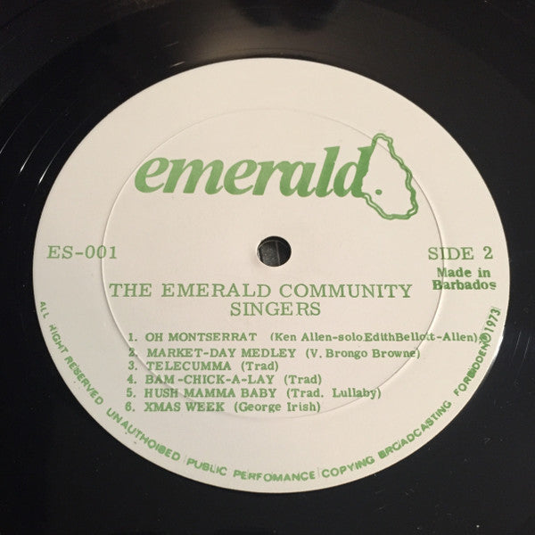 Emerald Community Singers : Folk Creations (LP, Album)