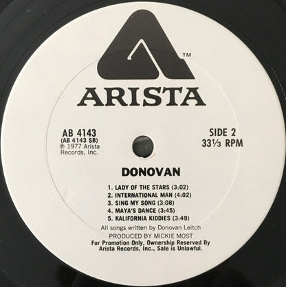Donovan : Donovan (LP, Album, Promo, Ter)