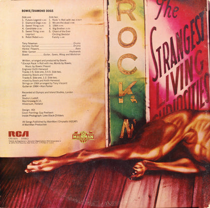 David Bowie : Diamond Dogs (LP, Album, Ind)