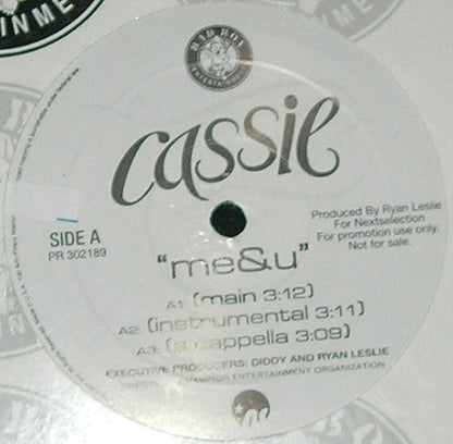 Cassie (2) : Me&U (12", Promo)