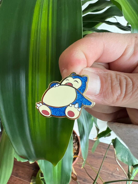 Snorlax Shiny Hard Enamel Pin