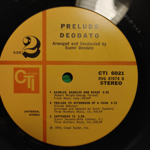 Eumir Deodato : Prelude (LP, Album, All)