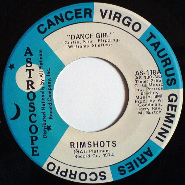 The Rimshots : Dance Girl (7")