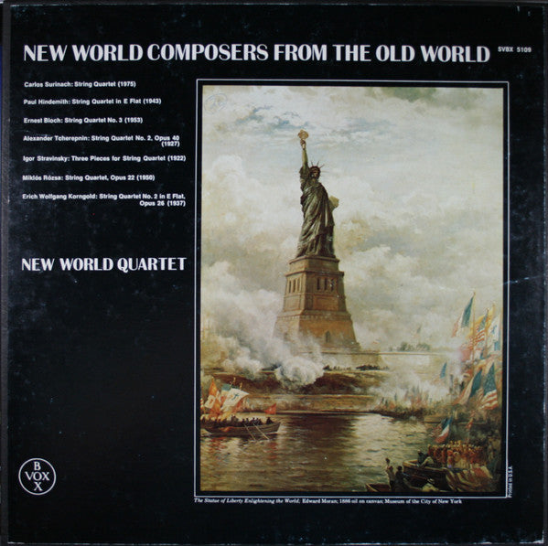 New World String Quartet : New World Composers From The Old World (3xLP, Album + Box)