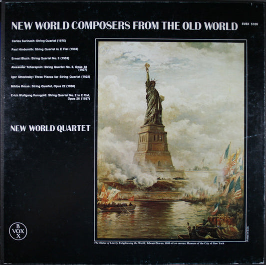 New World String Quartet : New World Composers From The Old World (3xLP, Album + Box)