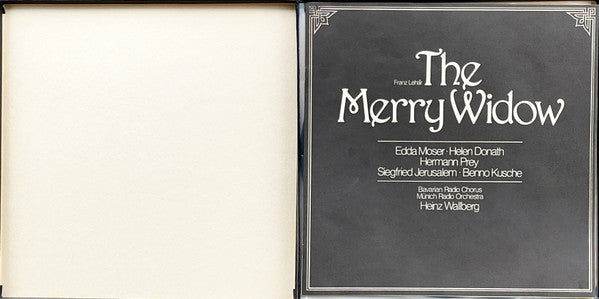 Franz Lehár, Edda Moser, Hermann Prey, Helen Donath, Benno Kusche, Siegfried Jerusalem, Chor Des Bayerischen Rundfunks & Münchner Rundfunkorchester, Heinz Wallberg : The Merry Widow (2xLP, Album + Box)