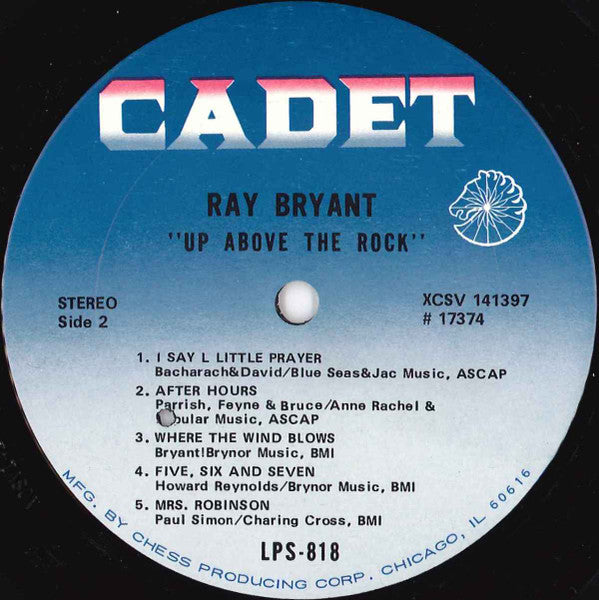 Ray Bryant : Up Above The Rock (LP, Album)