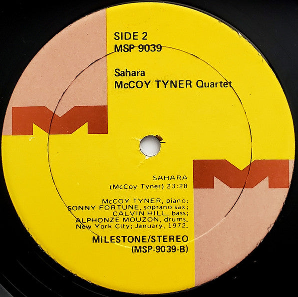 McCoy Tyner : Sahara (LP, Album, Son)