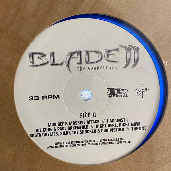 Various : Blade II The Soundtrack (2xLP, Promo, Blu)