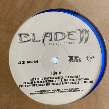 Various : Blade II The Soundtrack (2xLP, Promo, Blu)