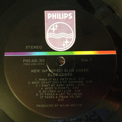 Blue Cheer : New!  Improved!  Blue Cheer (LP, Album)