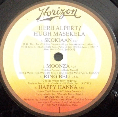 Herb Alpert / Hugh Masekela : Herb Alpert / Hugh Masekela (LP, Album)