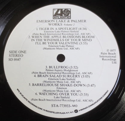 Emerson, Lake & Palmer : Works (Volume 2) (LP, Album, MO )