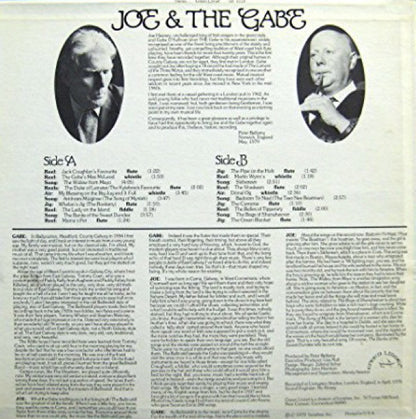 Joe Heaney And The Gabe O Sullivan : Songs And Music Of Galway (LP, Album)