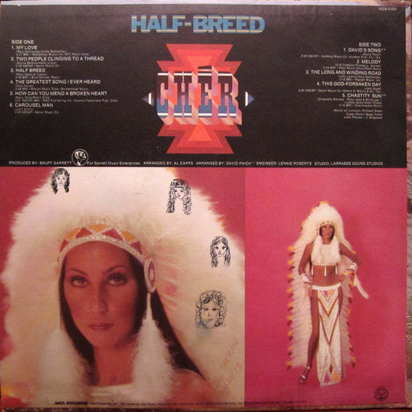 Cher : Half-Breed (LP, Album, Glo)