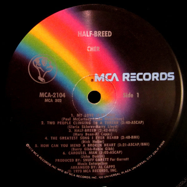 Cher : Half-Breed (LP, Album, Glo)