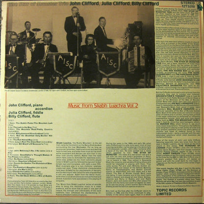 The Star Of Munster Trio : Music From Sliabh Luachra Vol. 2 (LP, Album, Mono)