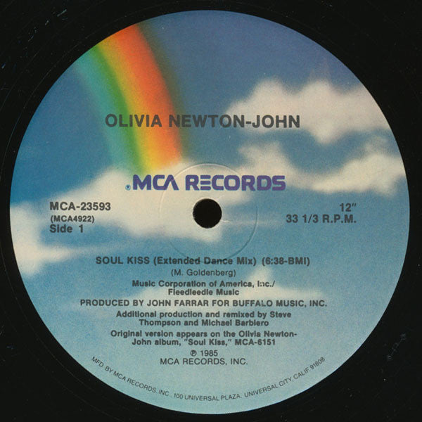 Olivia Newton-John : Soul Kiss (12")
