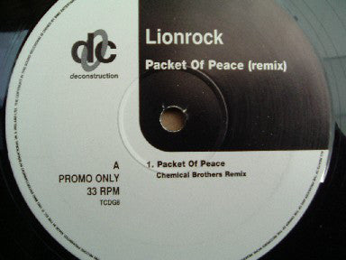Lionrock : Packet Of Peace (Remix) (12", Promo, RE)