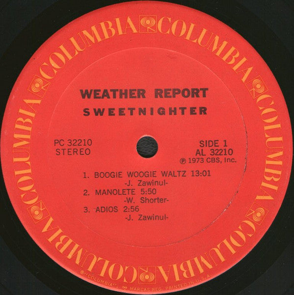 Weather Report : Sweetnighter (LP, Album, RE)