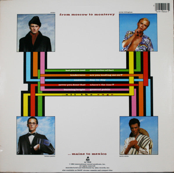 General Public : ...All The Rage (LP, Album, Ind)