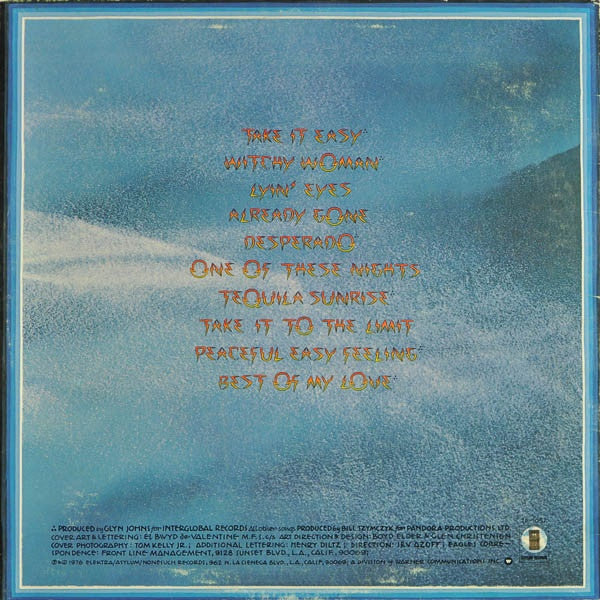 Eagles : Their Greatest Hits 1971-1975 (LP, Album, Comp, Emb)