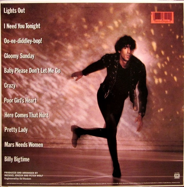 Peter Wolf : Lights Out (LP, Album, Win)
