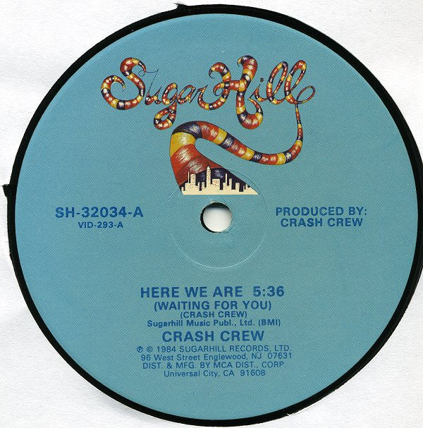 The Crash Crew : Here We Are (Waiting For You) (12")