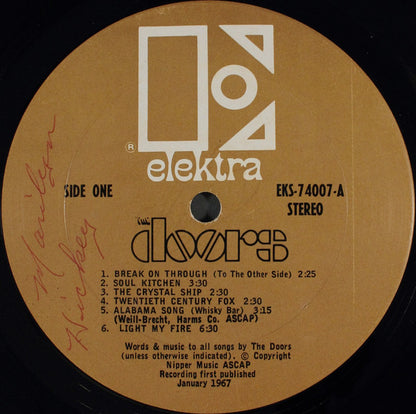 The Doors : The Doors (LP, Album, RP, Ter)