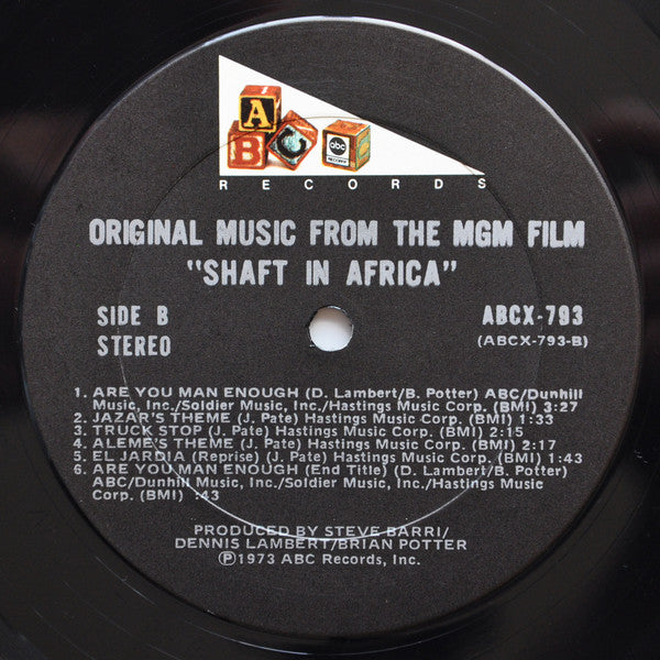 Johnny Pate : Shaft In Africa (LP, Album)