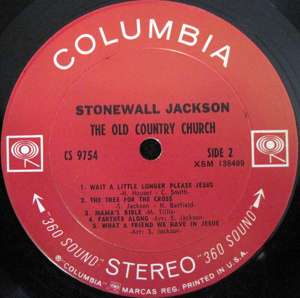 Stonewall Jackson : The Old Country Church (LP)