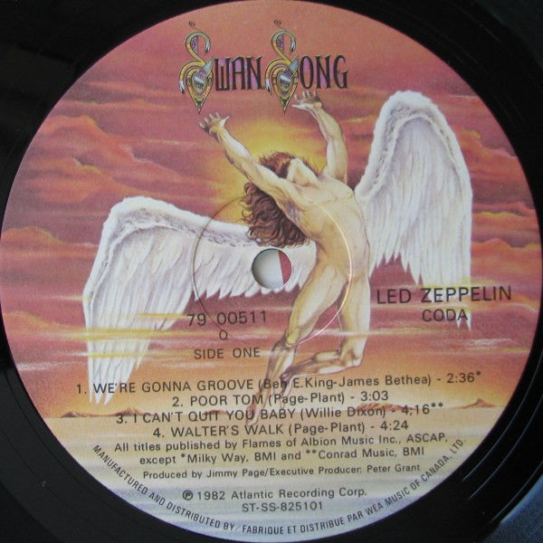 Led Zeppelin : Coda (LP, Album, Qua)