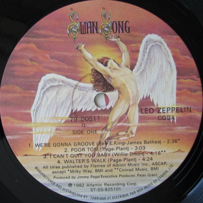 Led Zeppelin : Coda (LP, Album, Qua)