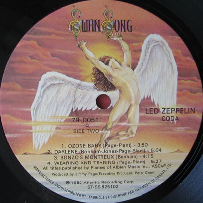 Led Zeppelin : Coda (LP, Album, Qua)