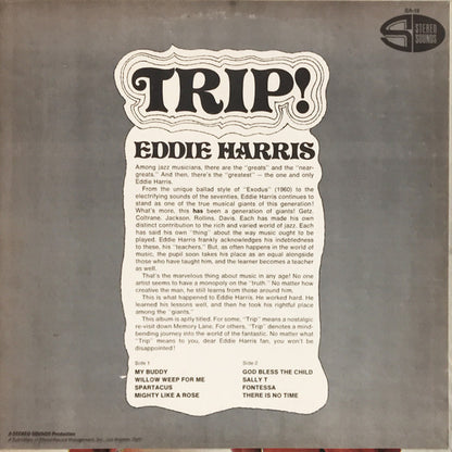 Eddie Harris : Trip! (LP, Album, RE)