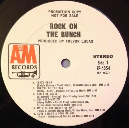 The Bunch (3) : Rock On (LP, Album, Promo)