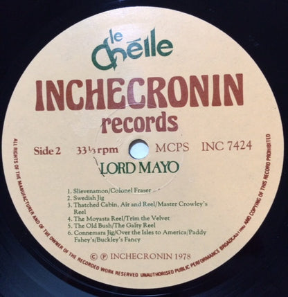 Le Chéile : Lord Mayo (LP, Album, RP)