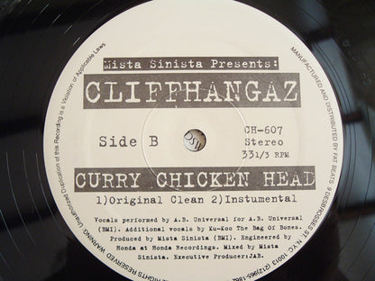 Mista Sinista Presents: Cliffhangaz : Ready 4 War / Curry Chicken Head (12")