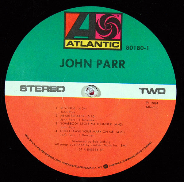 John Parr : John Parr (LP, Album, SP )
