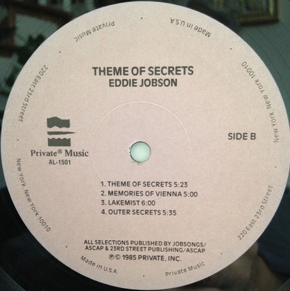 Eddie Jobson : Theme Of Secrets (LP, Album)
