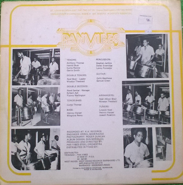 Pan Vibes Steel Orchestra : Callaloo '82 (LP, Album)