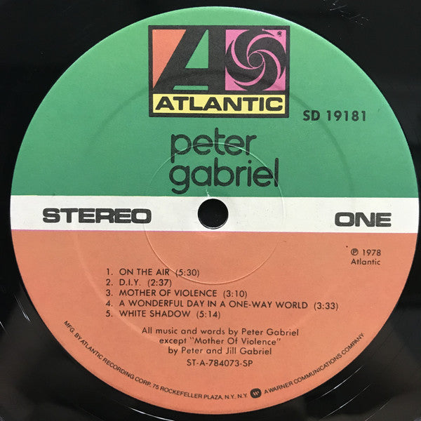 Peter Gabriel : Peter Gabriel (LP, Album, SP)