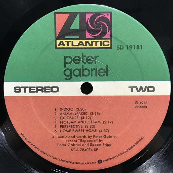 Peter Gabriel : Peter Gabriel (LP, Album, SP)