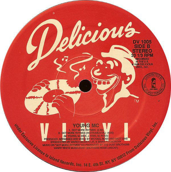 Young MC : Bust A Move / Got More Rhymes (12")