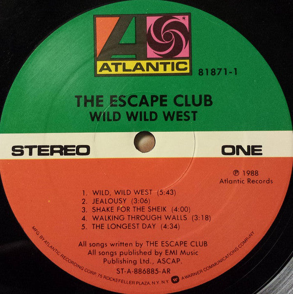 The Escape Club : Wild Wild West (LP, Album)