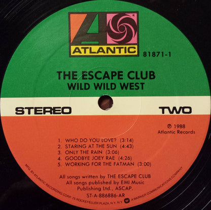 The Escape Club : Wild Wild West (LP, Album)