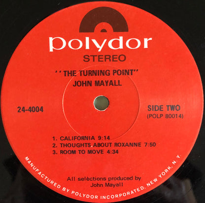 John Mayall : The Turning Point (LP, Album, Scr)
