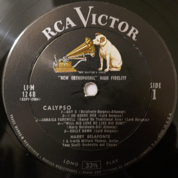 Harry Belafonte : Calypso (LP, Album, Mono, Roc)